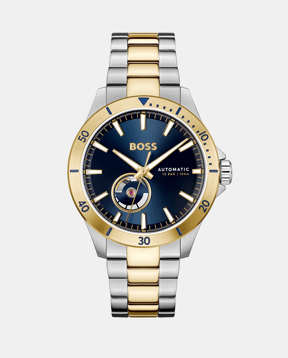 Relógio Troper Automatic 1514201 de Aço Bicolor Multicolor-1