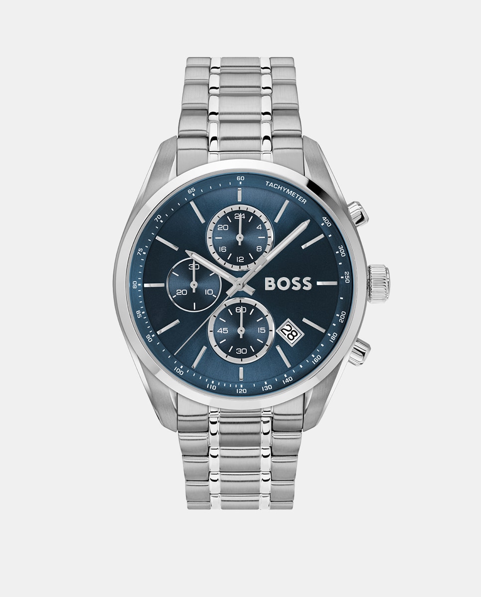 Reloj de hombre Grand Prix 44 1514226 cronógrafo de acero · Boss