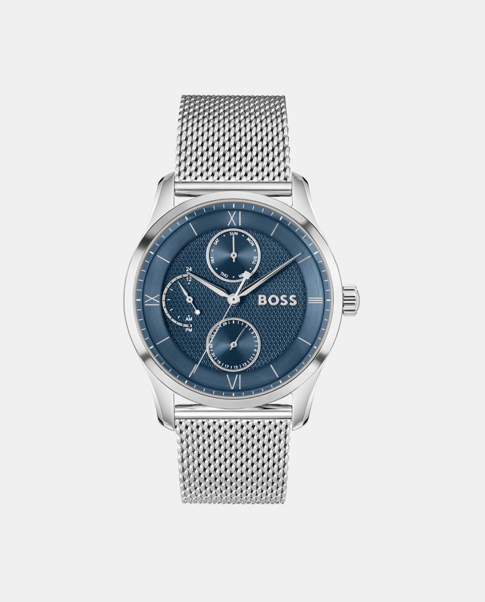 Imagen 0 de Reloj de hombre PRINCIPLE MASTER 1514276 de caucho plata Azul