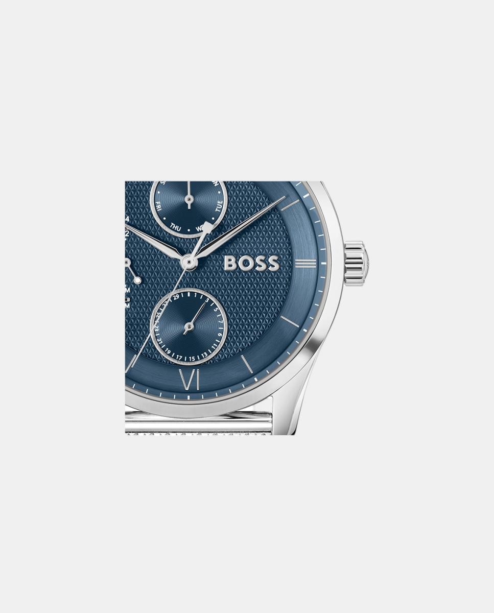 Reloj de hombre PRINCIPLE MASTER 1514276 de caucho plata - Boss - Azul Azul-3