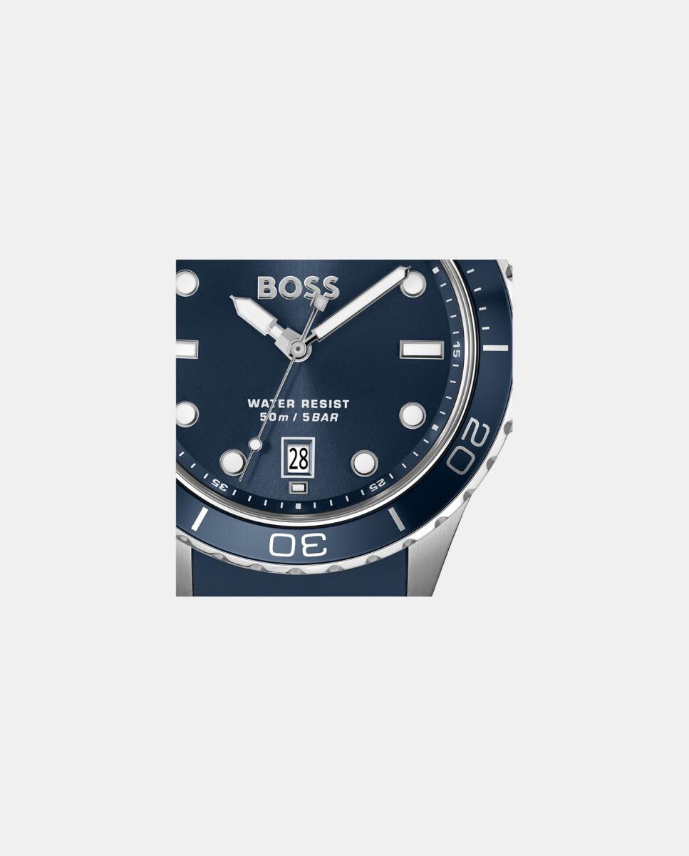 Reloj de hombre Troper Sport 1514292 de silicona - Boss - Azul Azul-2