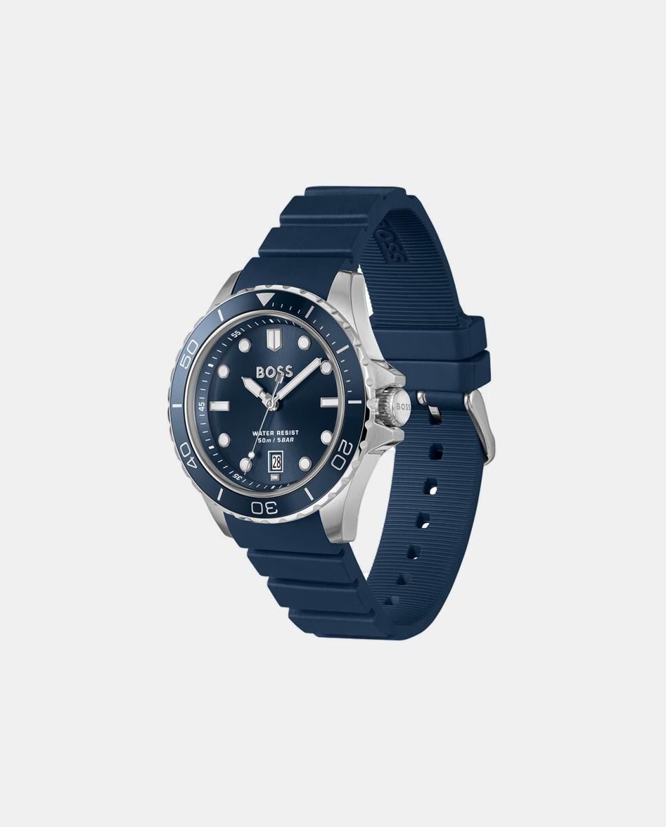 Reloj de hombre Troper Sport 1514292 de silicona - Boss - Azul Azul-3
