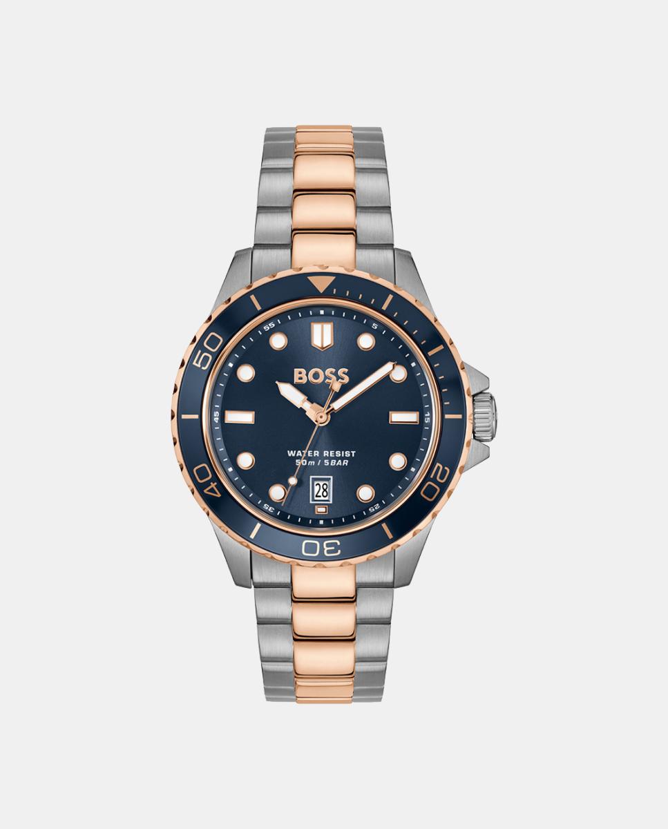 Imagen 0 de Reloj de hombre TROPER SPORT 1514296 de caucho oro rosa