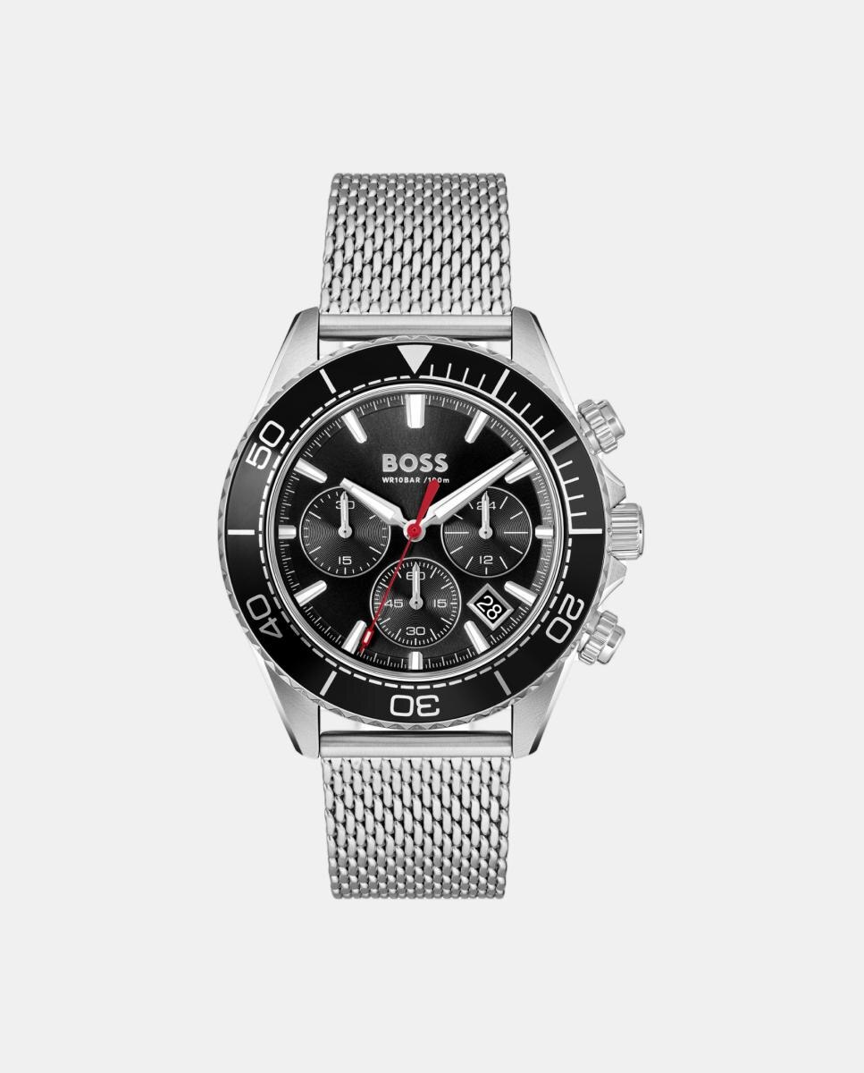 Reloj de hombre Sealiner 44 1514324 cronógrafo de acero - Boss - Negro Negro-1