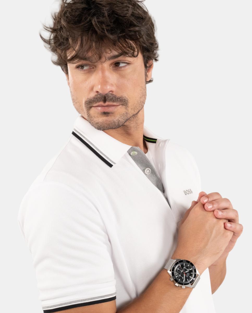 Reloj de hombre Sealiner 44 1514324 cronógrafo de acero - Boss - Negro Negro-4
