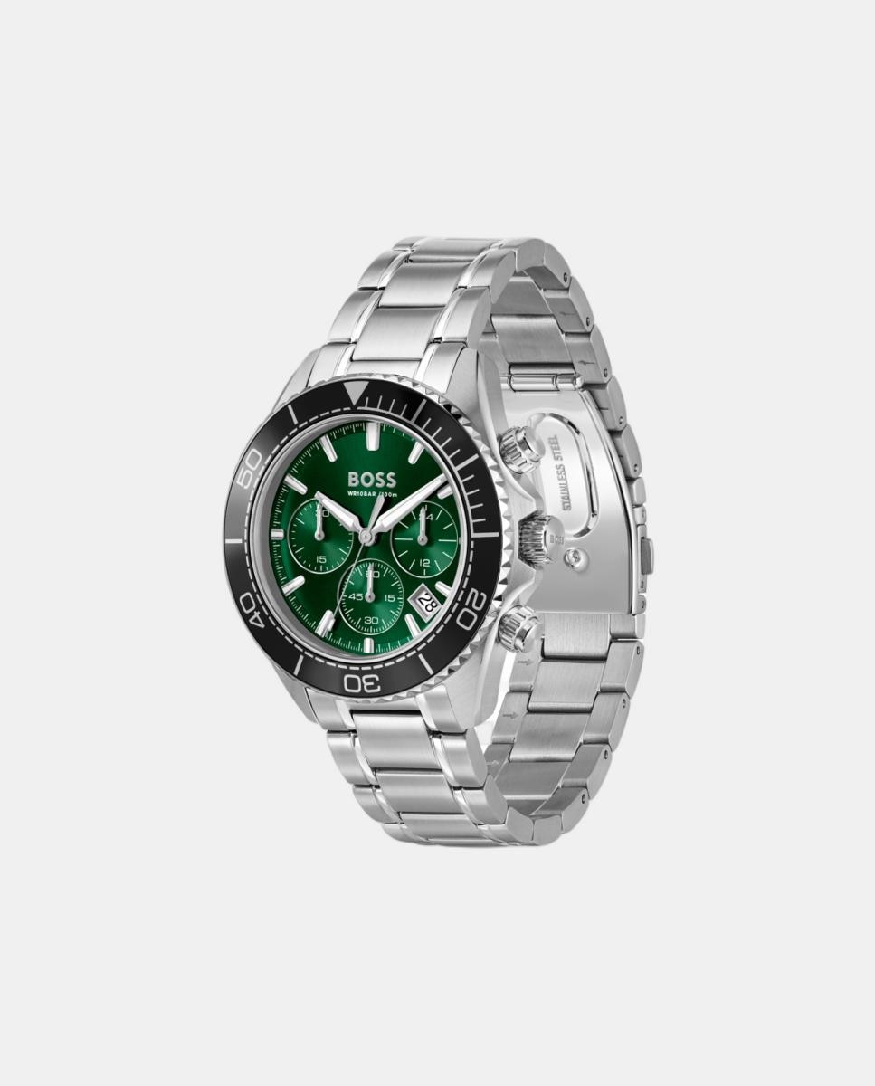 Relógio Sealiner 1514321 Cronógrafo de Aço Verde-2