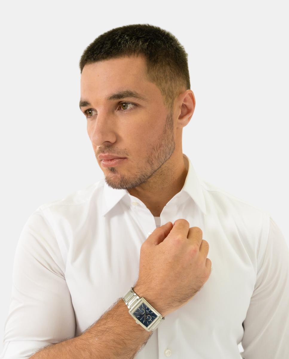 Reloj de hombre Principle Dress 1514318 multifunción de acero - Boss - Azul Azul-4
