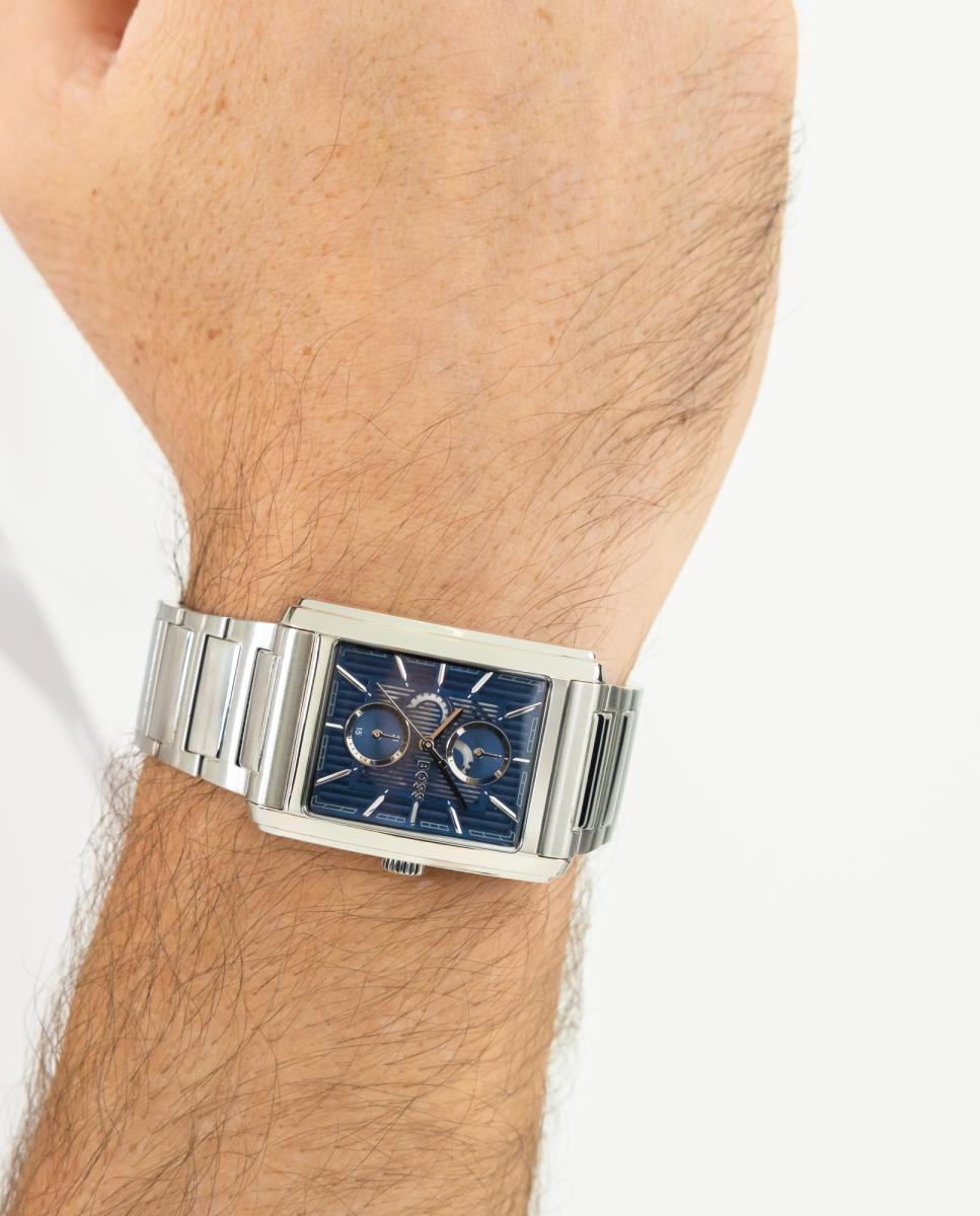 Reloj de hombre Principle Dress 1514318 multifunción de acero - Boss - Azul Azul-5