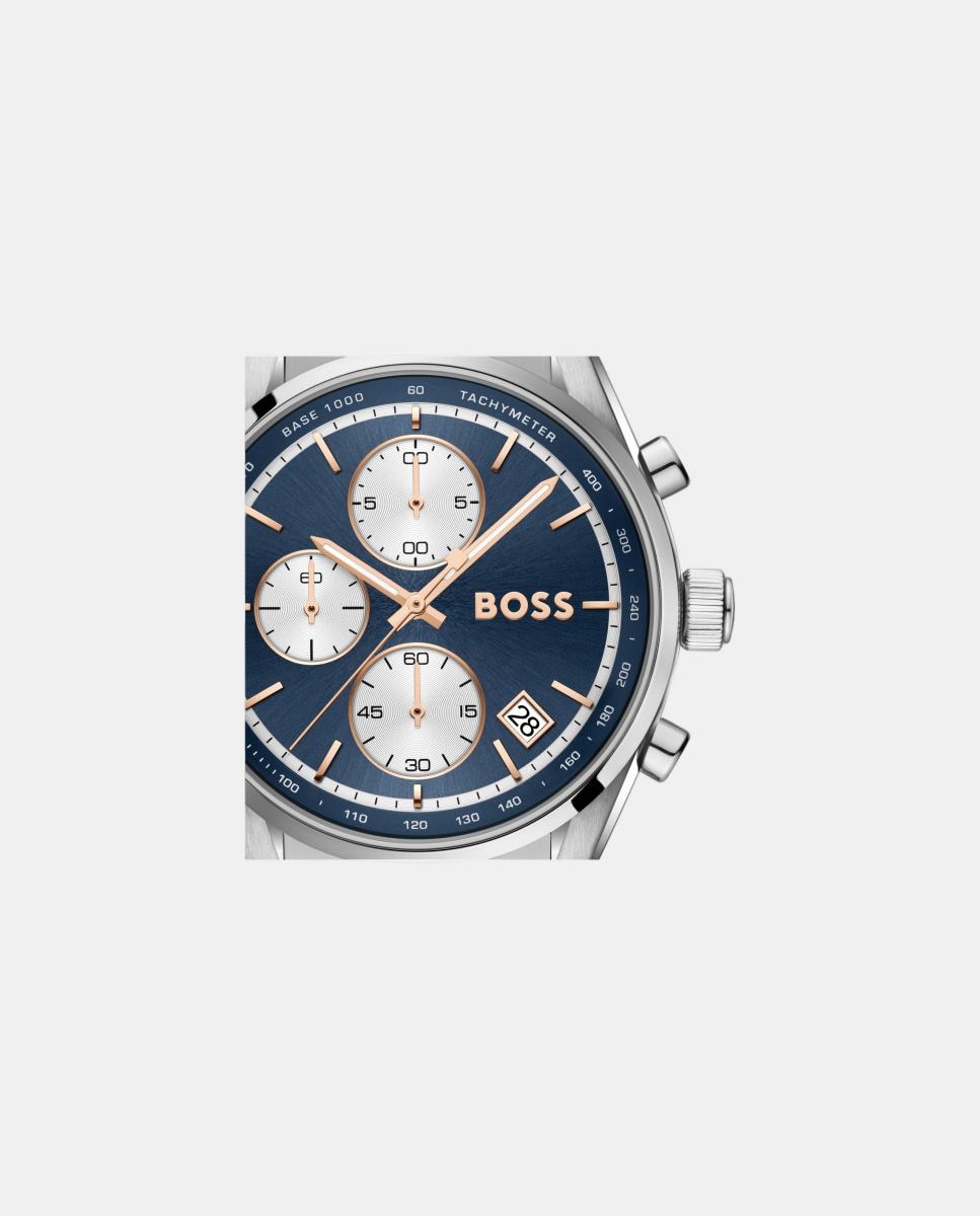 Reloj de hombre Grand Prix Touring 1514360 cronógrafo de acero - Boss - Azul Azul-3