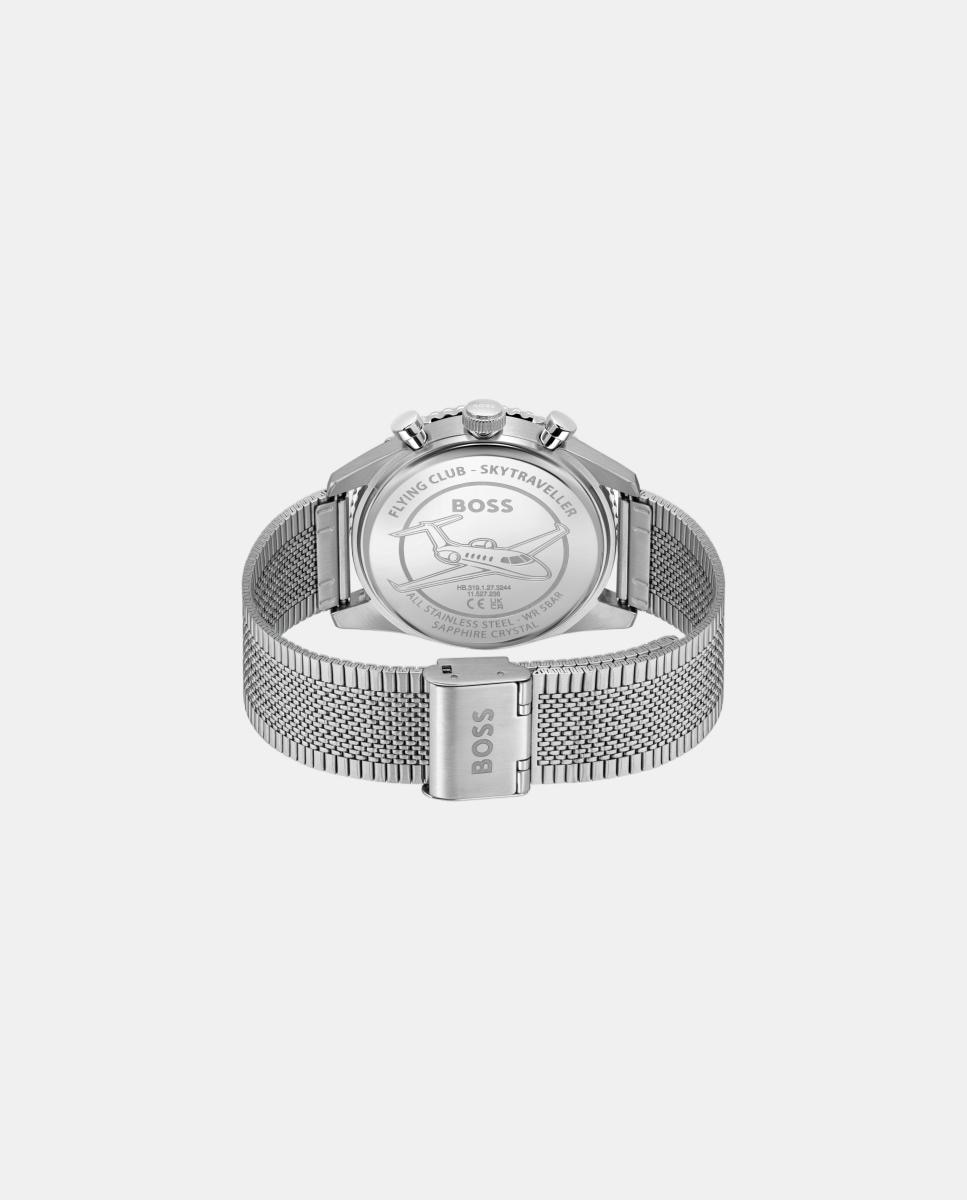 Relógio Skytraveller 1514347 cronógrafo com bracelete em aço Verde Verde-4