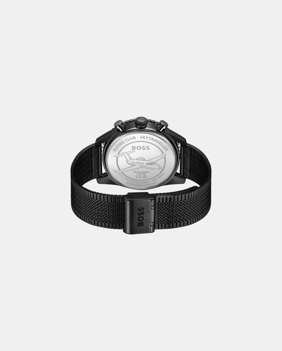 Relógio Skytraveller 1514348, cronógrafo em aço Preto Preto-4