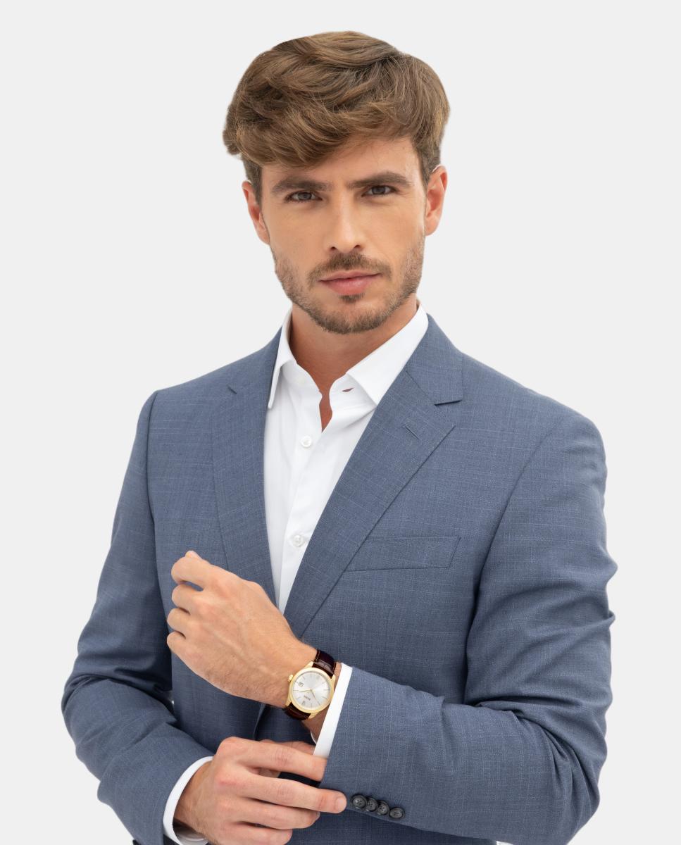 Reloj de hombre Langford 1514357 de piel marrón - Boss - Blanco Blanco-6
