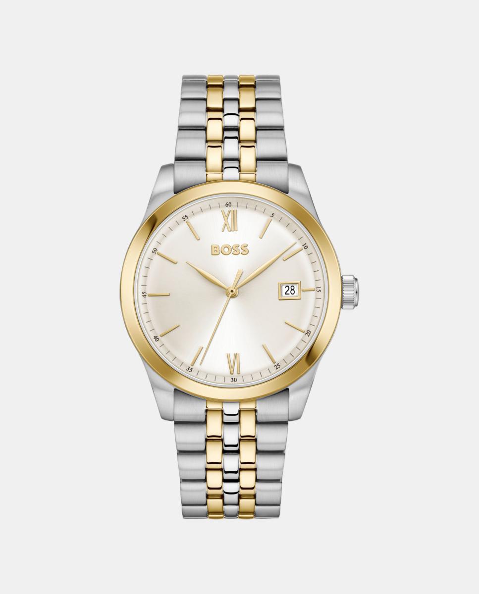 Reloj de hombre Langford 1514358 de acero dorado - Boss - Blanco Blanco-1