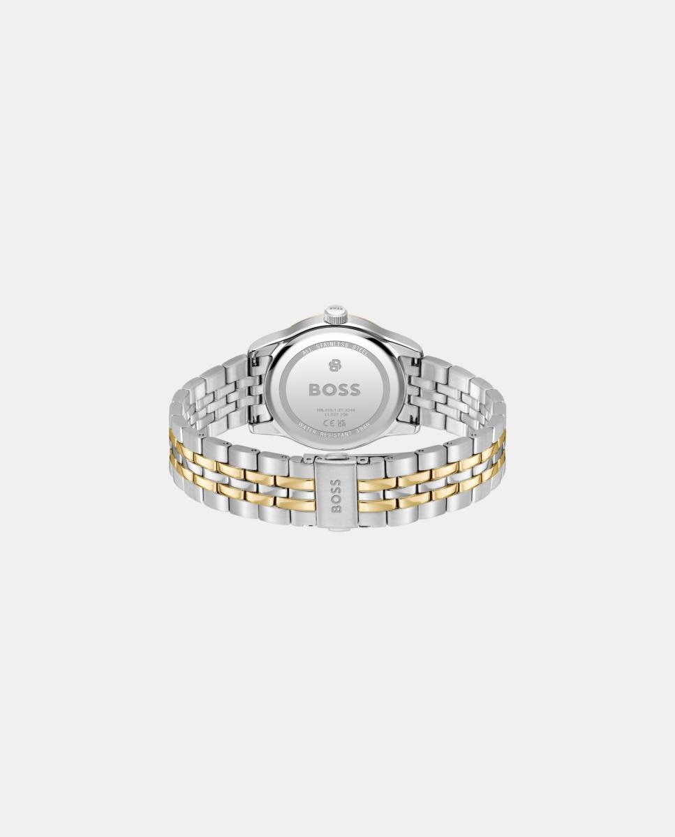 Reloj de hombre Langford 1514358 de acero dorado - Boss - Blanco Blanco-4