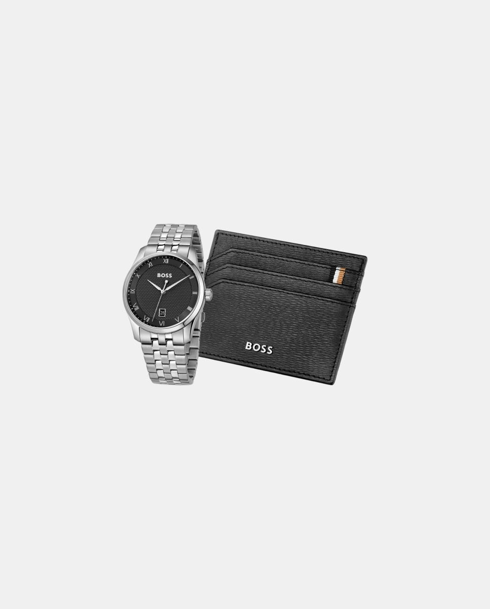 Imagen 0 de Reloj de hombre Giftset Strike 1570204 con pulsera Negro