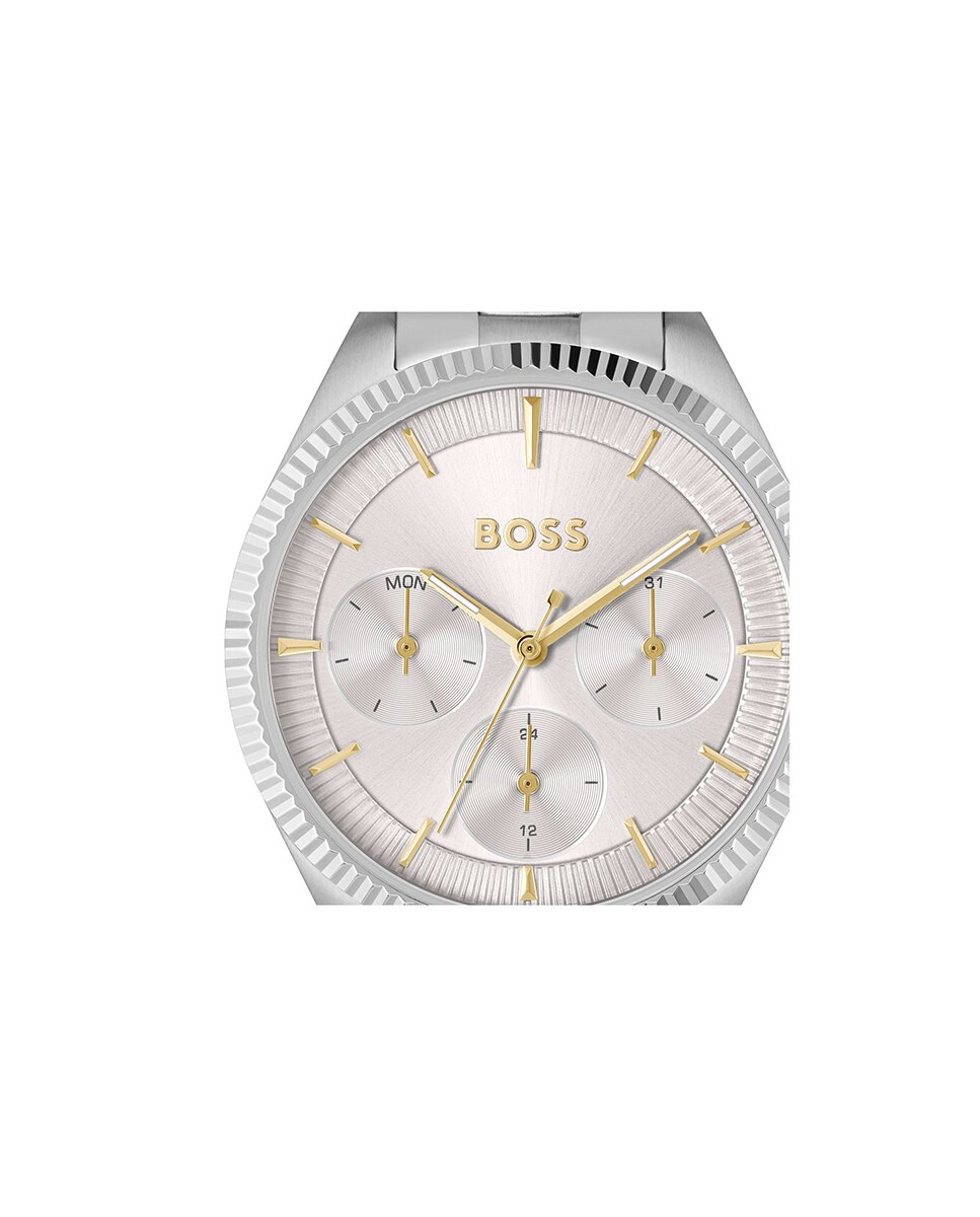 Reloj de mujer Sage Sport 1502800 multifunción de acero - Boss - Plata Plata-3