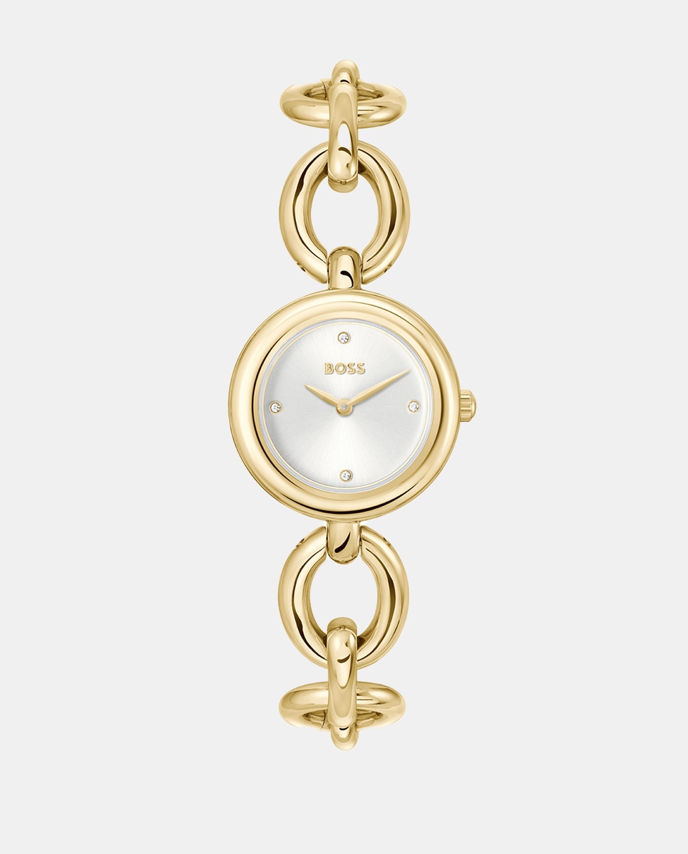 Boss - Reloj de mujer Live 1502792 de acero dorado.