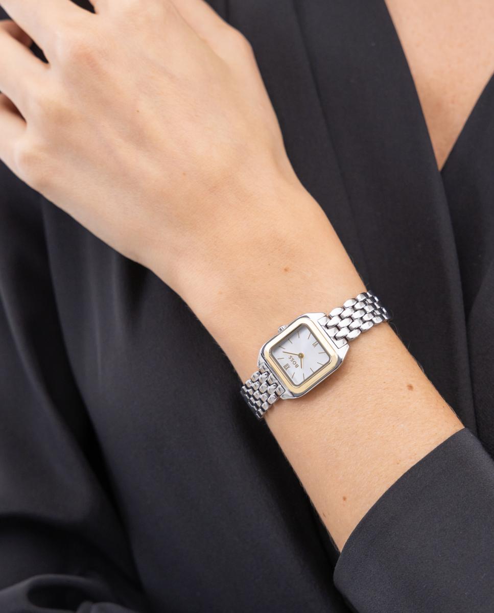 Imagen 6 de Reloj de mujer Mae Petite 1502821 de acero - Boss - Blanco Blanco