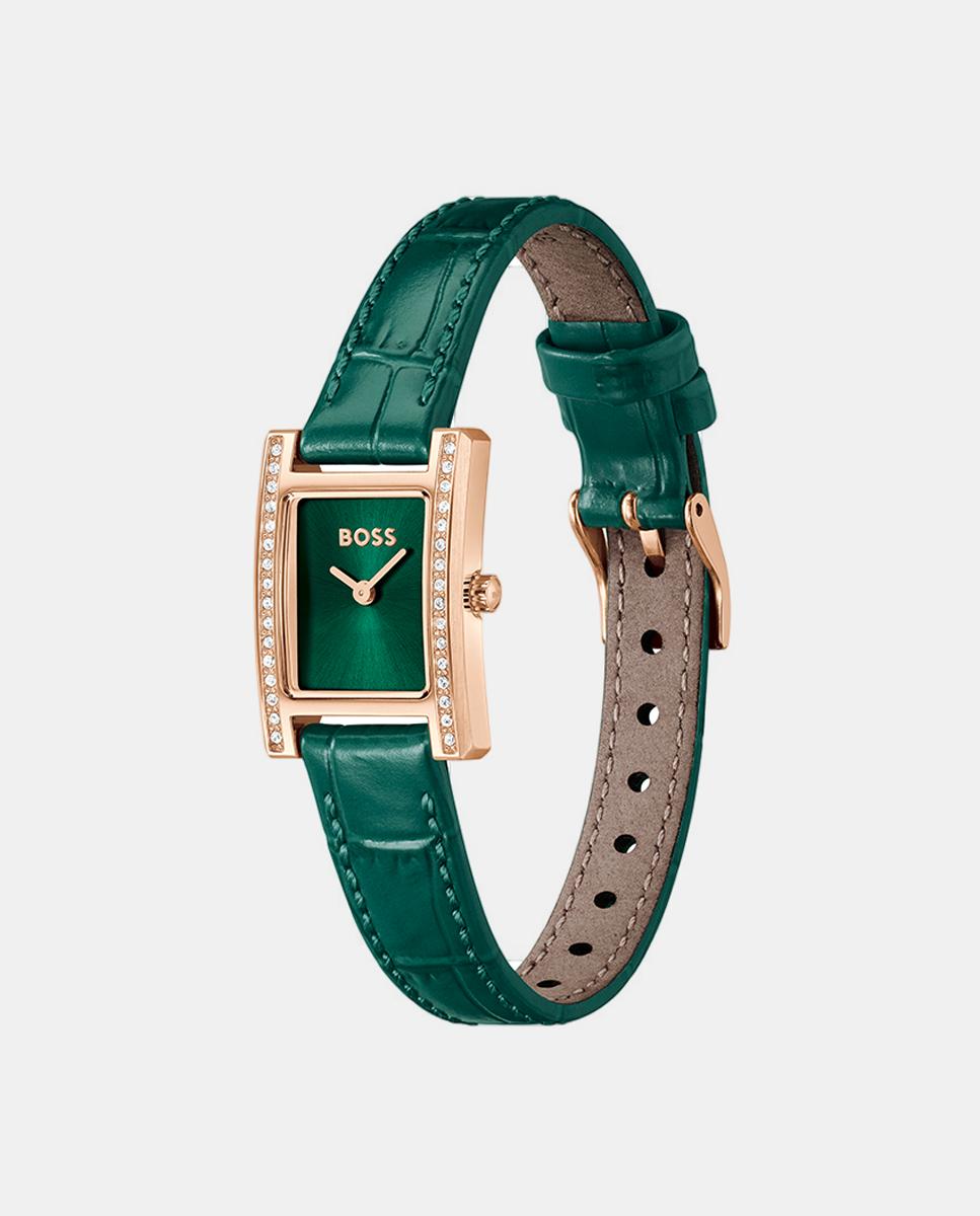 Reloj de mujer Lucy Precious 1502814 de piel - Boss - Verde Verde-2