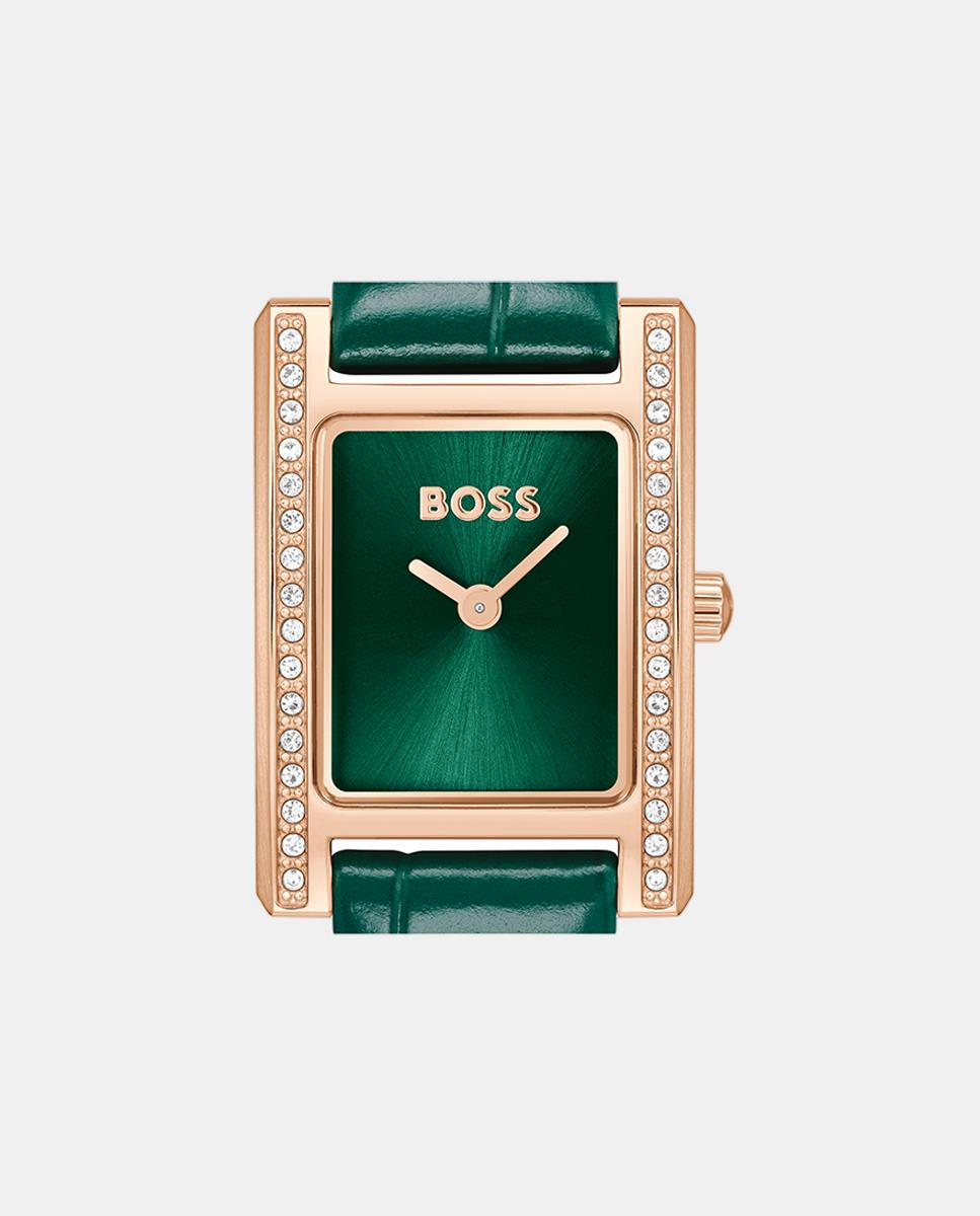 Reloj de mujer Lucy Precious 1502814 de piel - Boss - Verde Verde-3