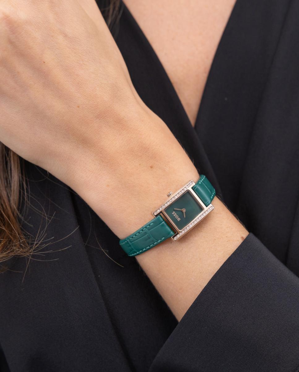 Reloj de mujer Lucy Precious 1502814 de piel - Boss - Verde Verde-6