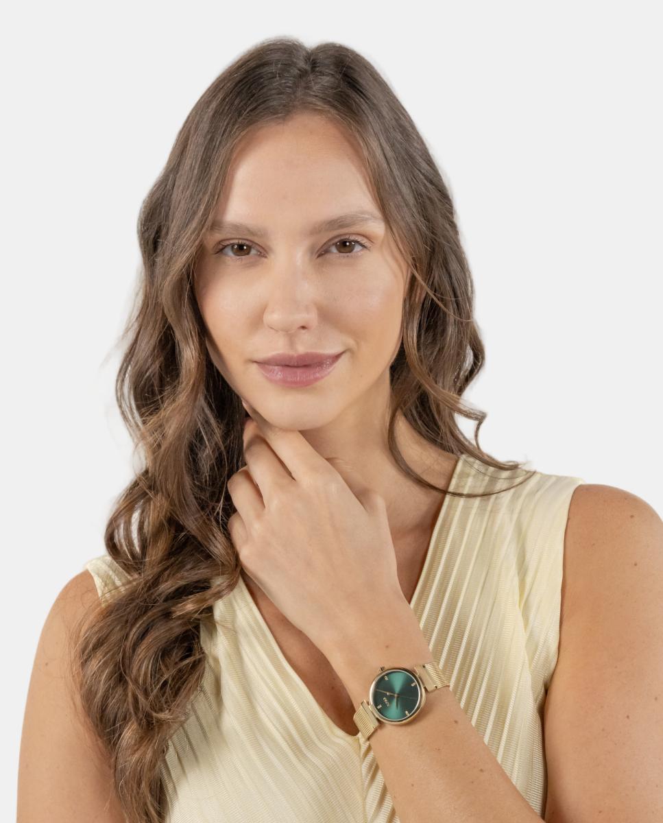 Reloj de mujer Rosehill 1502855 de acero dorado - Boss - Verde Verde-5
