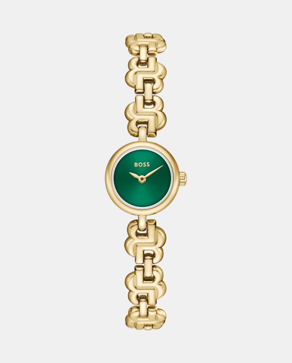 Reloj de mujer Double B Dressy Mini 1502865 de acero dorado - Boss - Verde Verde-1