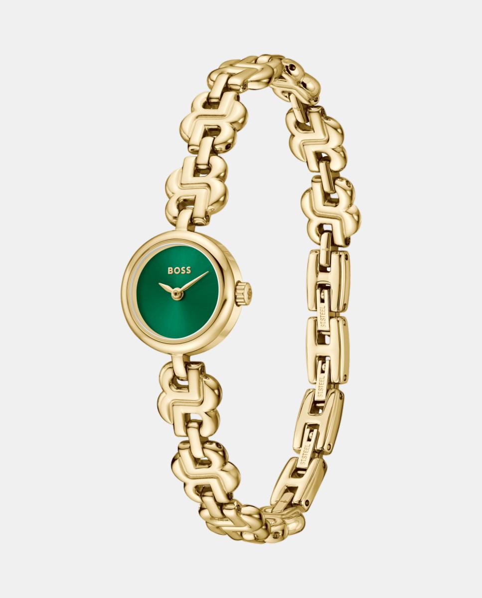 Reloj de mujer Double B Dressy Mini 1502865 de acero dorado - Boss - Verde Verde-2