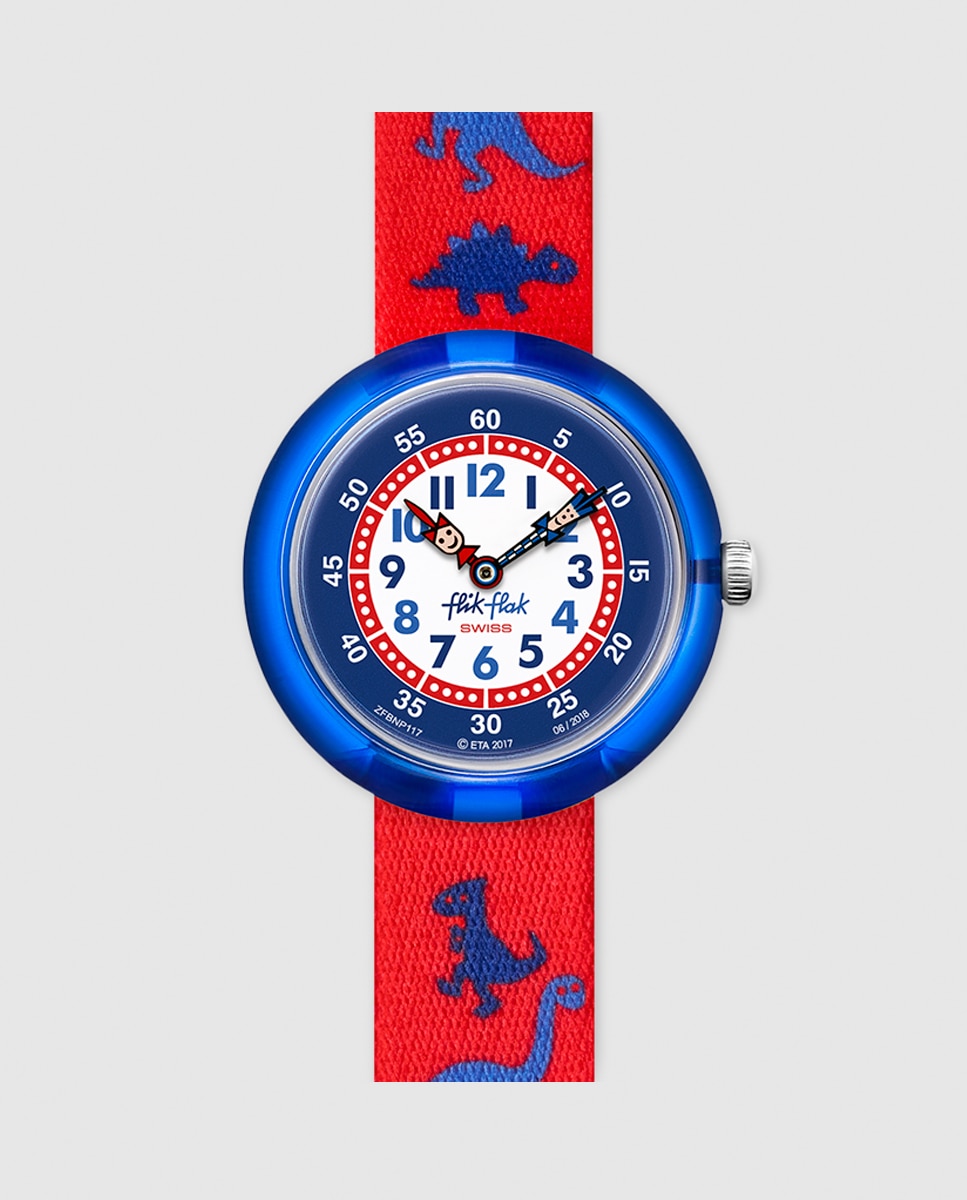 Relógio Flik Flak Color Explosão FBNP117 de Plástico Bicolor Multicolor-1