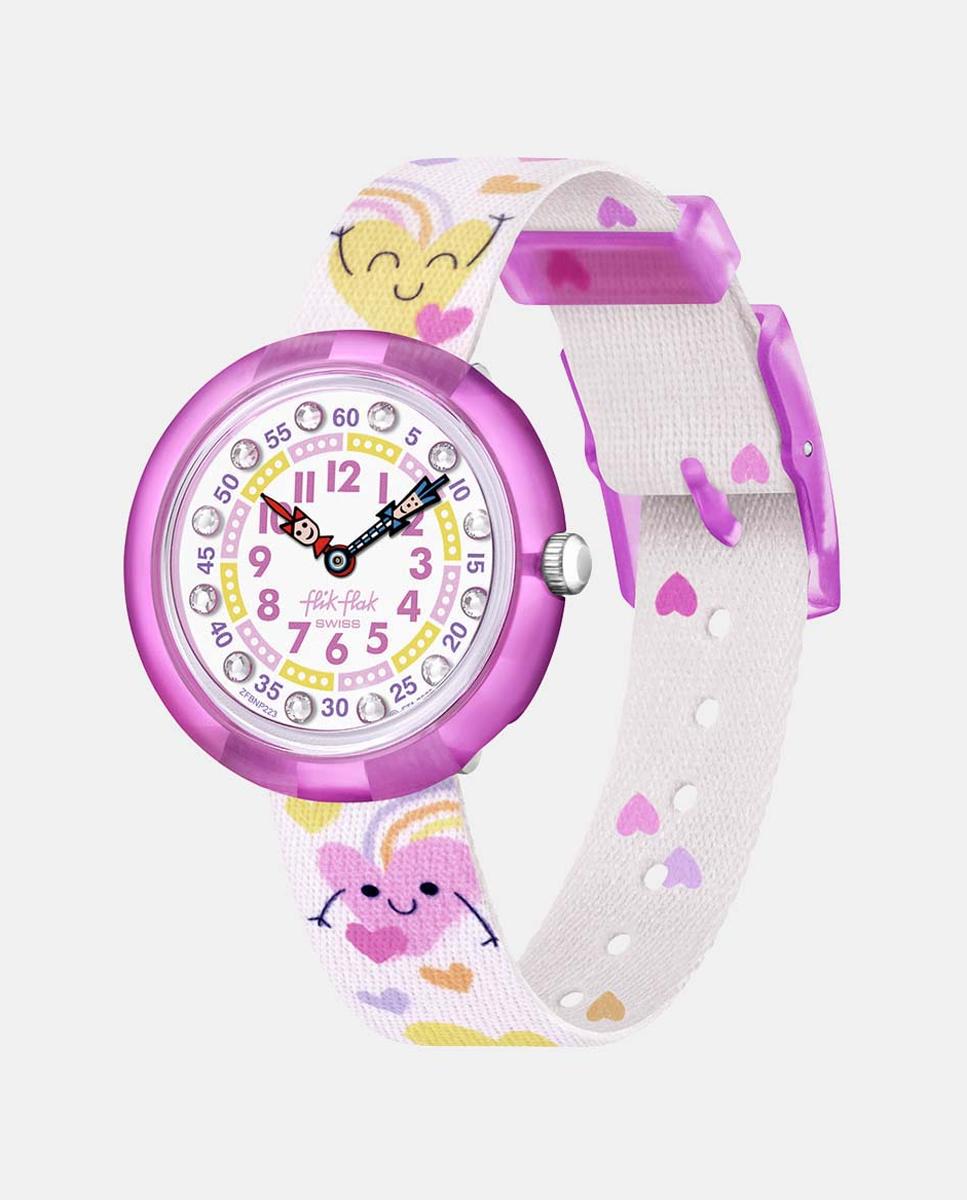 Reloj de niña Organized Chaos FBNP223 de PET - Flik Flak - Rosa Rosa-1