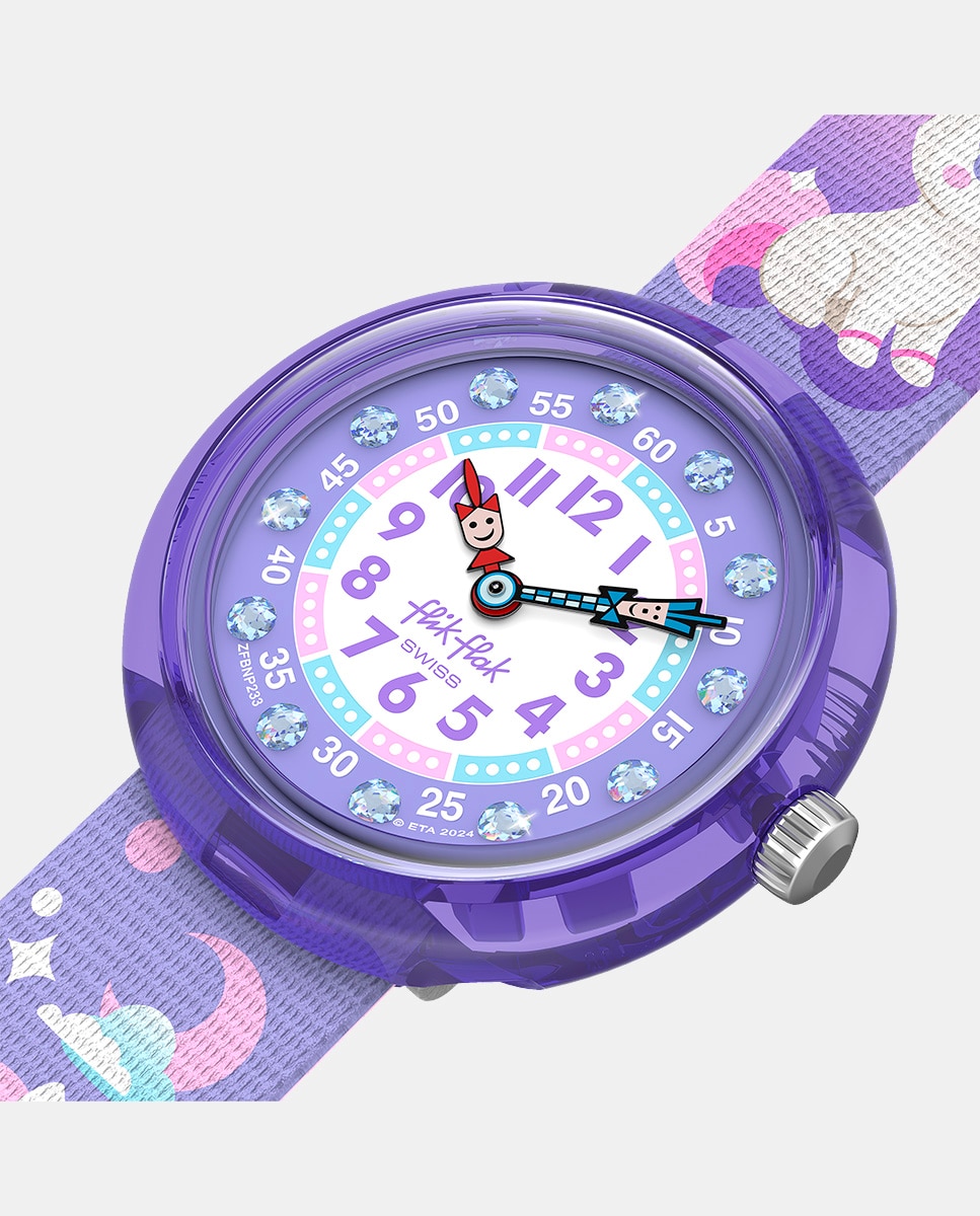 Relógio Cosmicat FBNP233 de PET Reciclado - Roxo Roxo-3