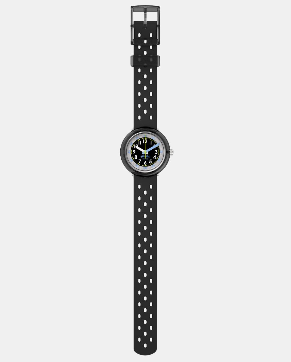 Reloj unisex Flik Flak Bubbly Hours FCNP001 Bio de PET negro 3