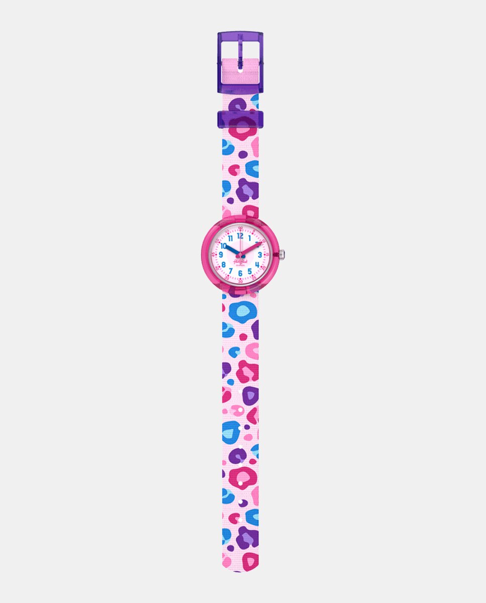 Reloj unisex Time to Roar FPNP166 Bio PET - Flik Flak - Rosa Rosa-2