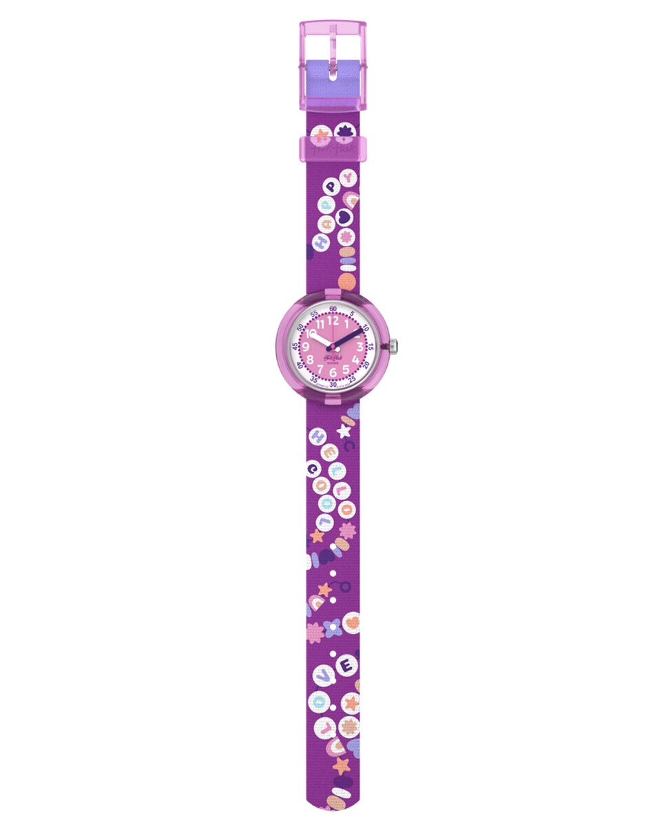 Reloj infantil Flik Flak Classroom Creations FPNP172 - Morado Morado-2