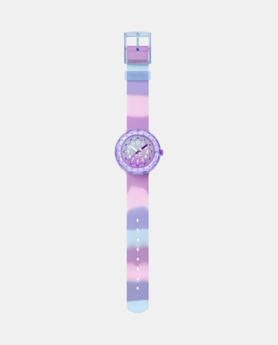Relógio Infantil Classroom Creations 2 FCSP131 de Silicone - Roxo Roxo-3