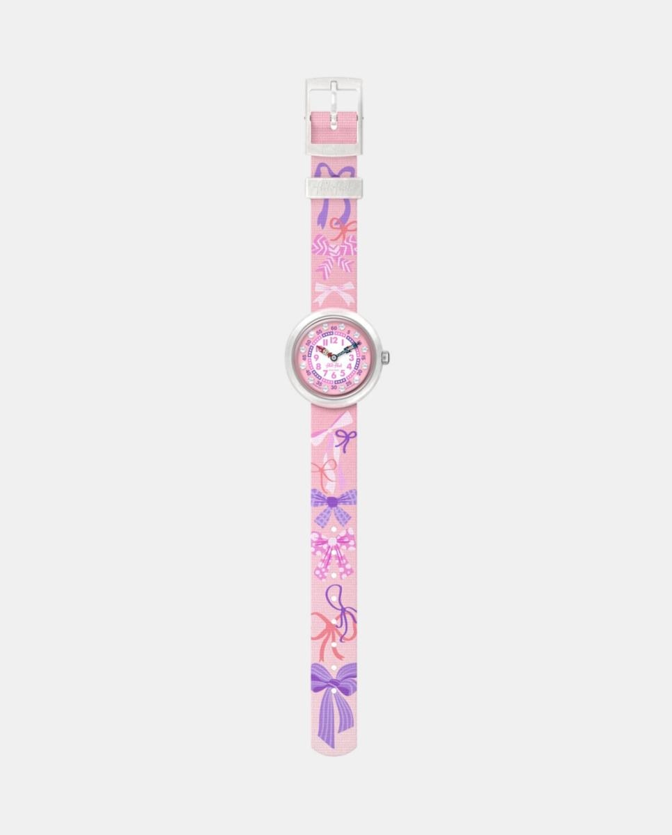 Imagen 1 de Reloj de niña FBNP250 Pick A Bow Pickd textil - Flik Flak - Rosa Rosa