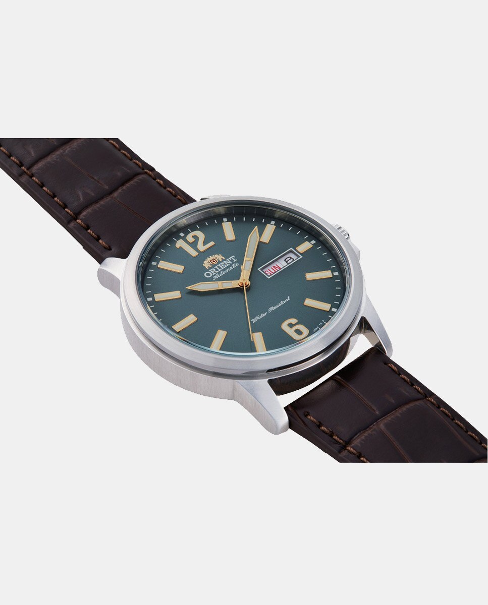 Imagen 2 de Reloj de hombre Orient Contemporary RA-AA0C06E39B Automático de piel - Marrón Marrón