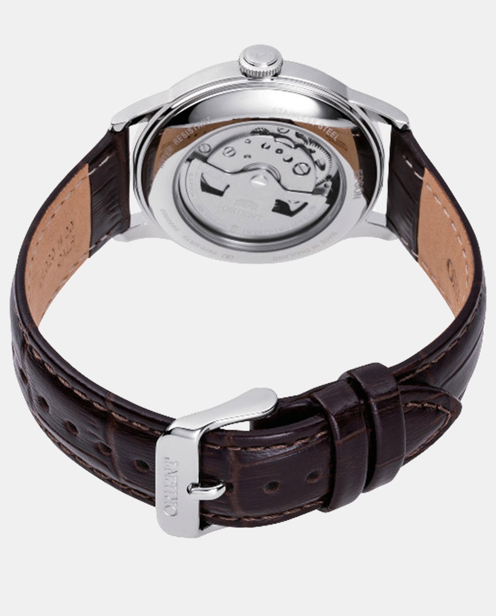 Imagen 3 de Reloj de hombre Orient Classic RA-AC0M04Y30B automático de piel - Marrón Marrón
