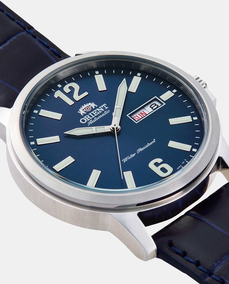 Reloj de hombre ORIENT Contemporary RA-AA0C05L19B automático de piel - Azul Azul-2