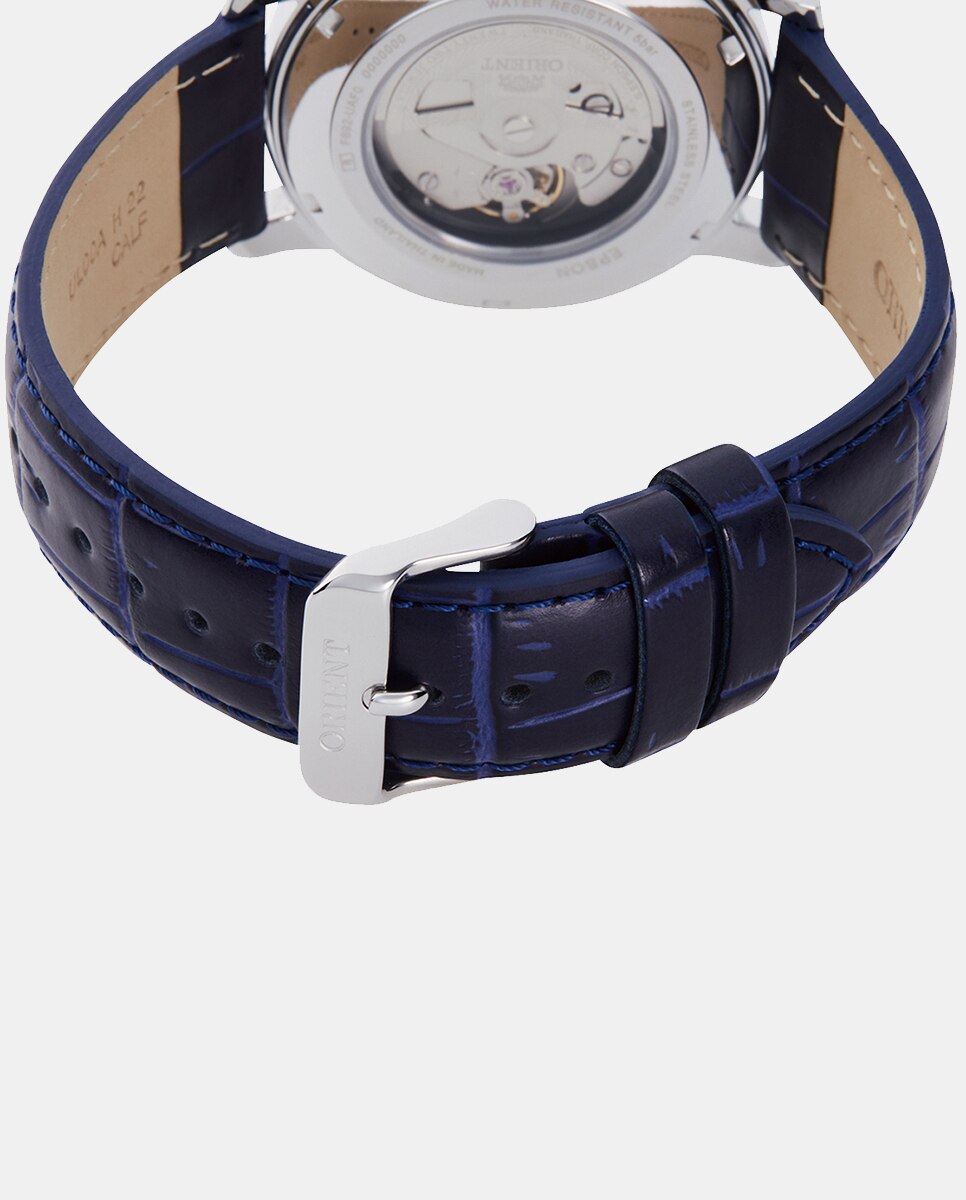 Reloj de hombre ORIENT Contemporary RA-AA0C05L19B automático de piel - Azul Azul-4