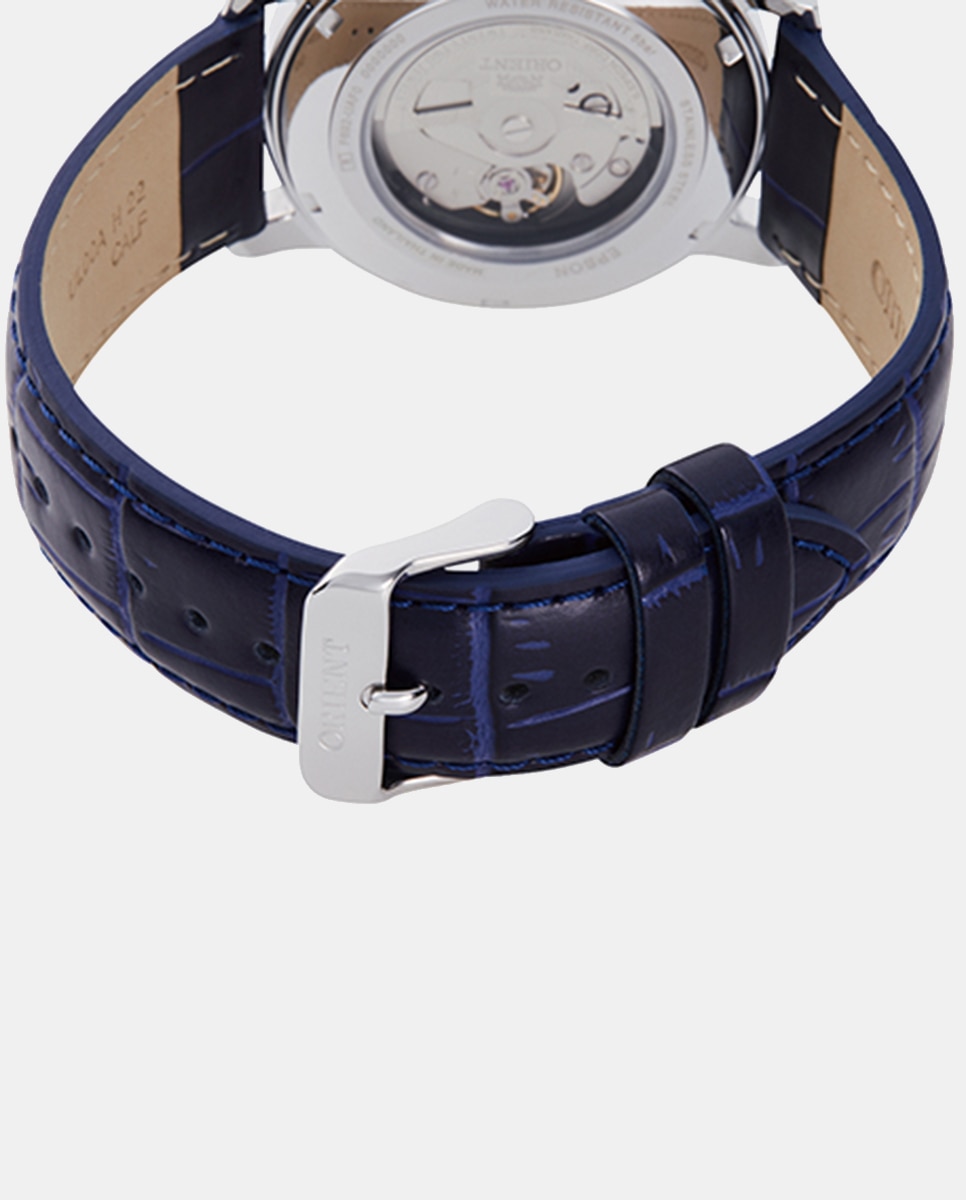 Reloj de hombre ORIENT Contemporary RA-AA0C05L19B automático de piel - Azul Azul-5
