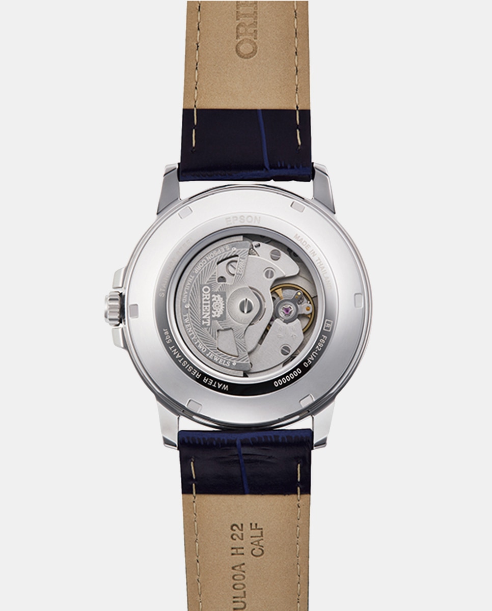 Reloj de hombre ORIENT Contemporary RA-AA0C05L19B automático de piel - Azul Azul-6
