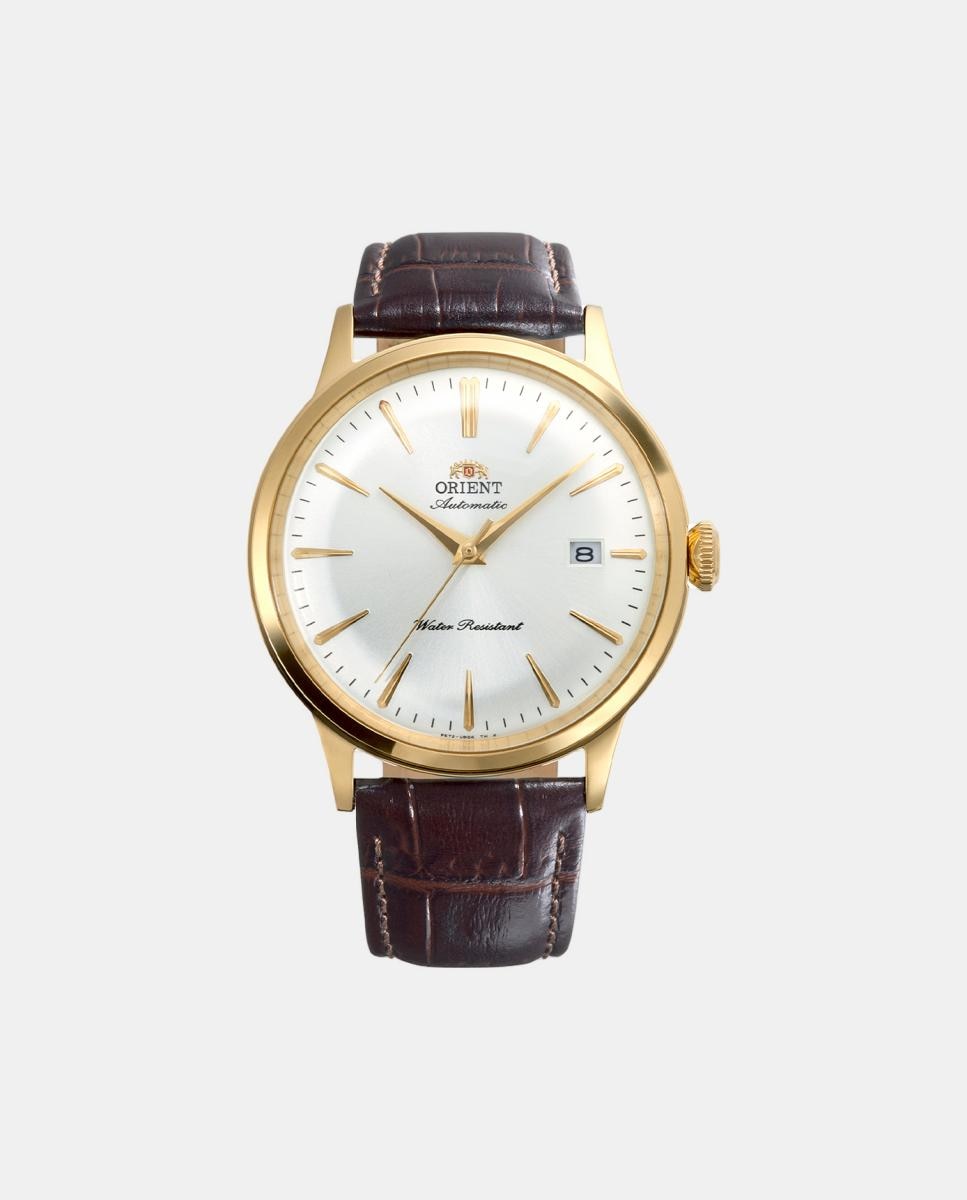 Imagen 0 de Reloj de hombre Orient Classic RA-AC0028S30B Automático de piel Blanco