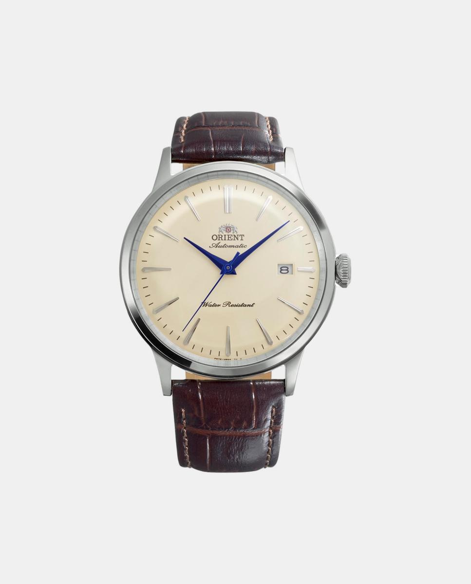 Imagen 0 de Reloj de hombre Orient Classic RA-AC0033Y30B Automático de piel Crema