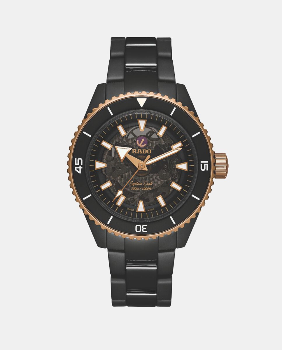 Imagen 0 de Reloj de hombre Captain Cook High-Tech Ceramic R32127162 automático de cerámica Negro