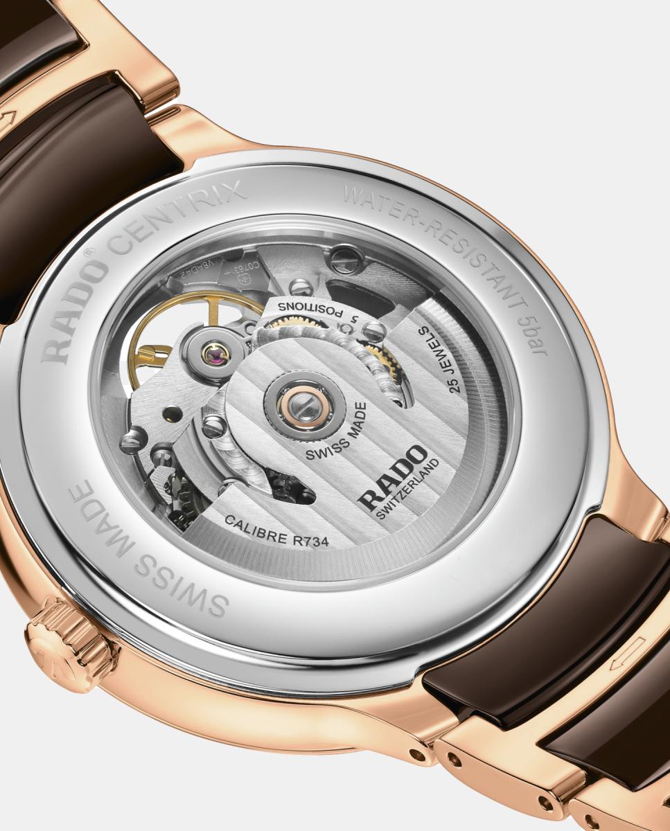 Reloj Centrix R30028902 de acero y cerámica - Rado - Marrón Marrón-3