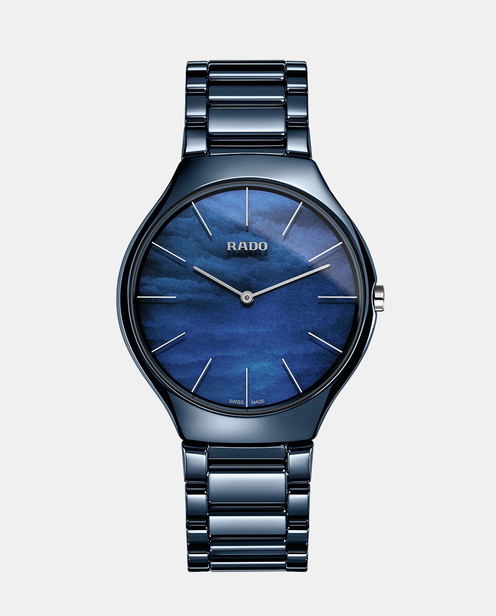 Imagen 0 de Reloj de hombre True Thinline R27005902 de cerámica y titanio azul Azul