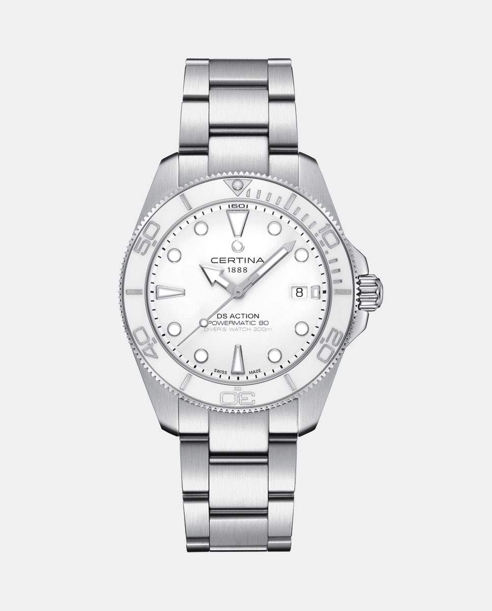 Imagen 0 de Reloj de hombre DS Action C0484071101100  Automático de acero Blanco