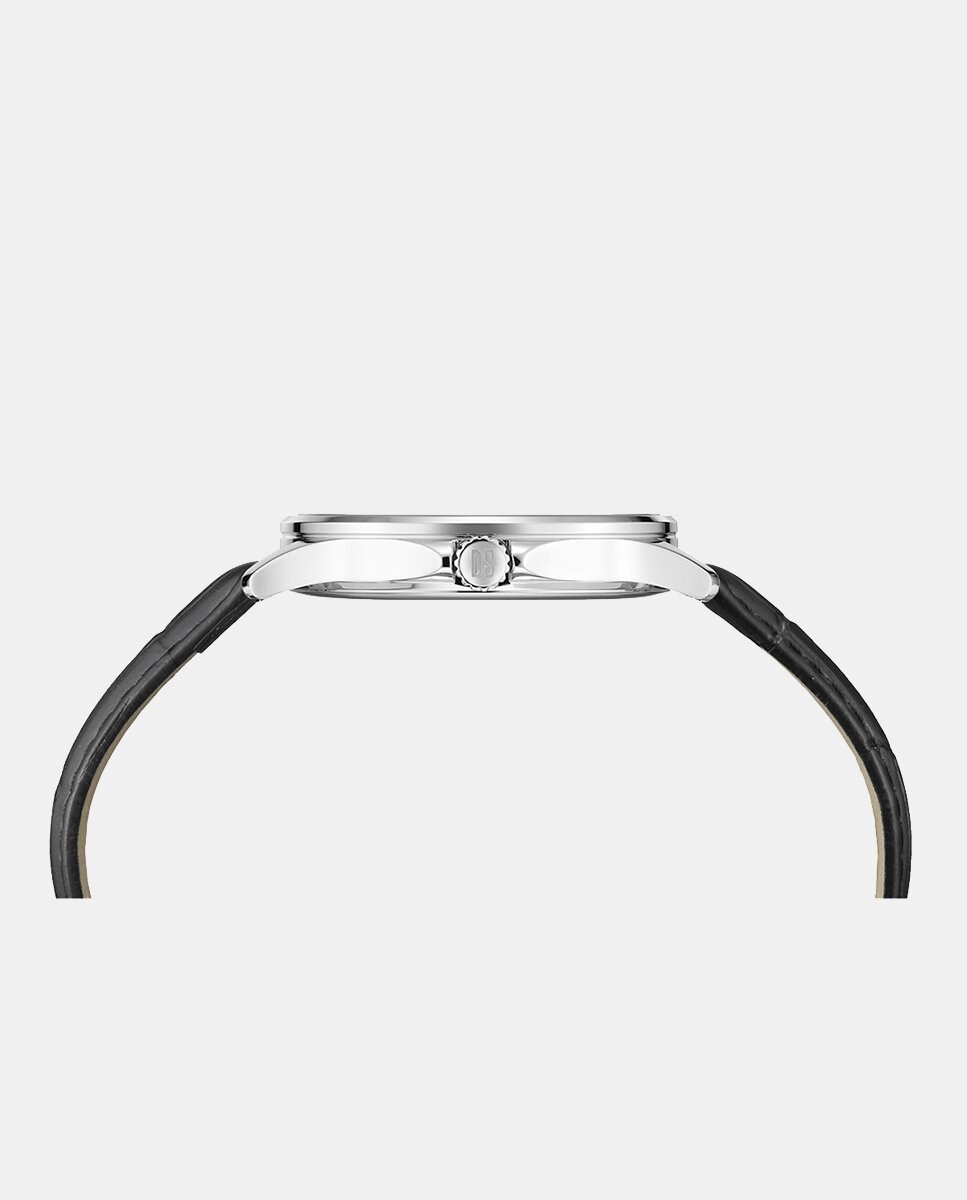 Reloj de hombre DS-8 C0454101603200 de piel marrón Plateado Certina Plateado-4