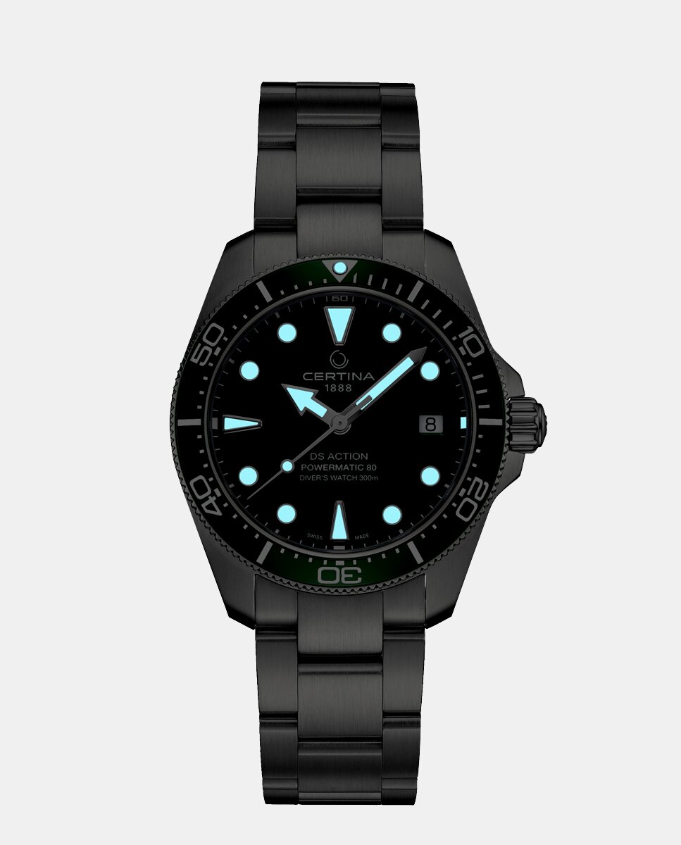 Imagen 4 de Reloj de hombre DS Action C0488071109100 automático - Certina - Verde Verde